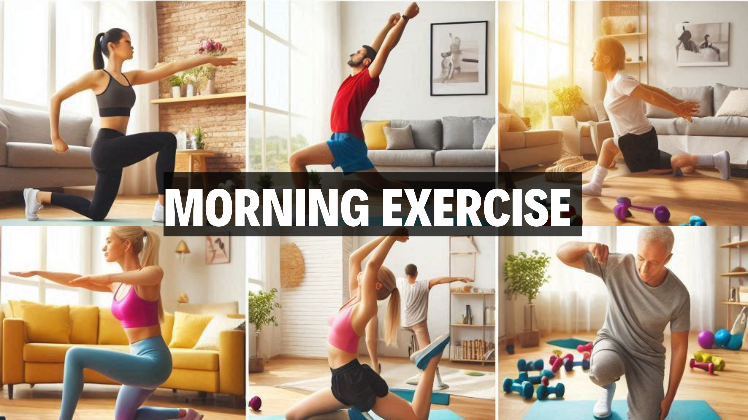 Morning exercise routine for beginners at home